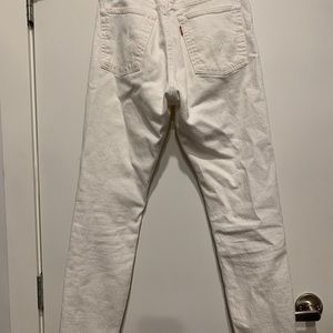 Levi’s wedgie jean - white denim